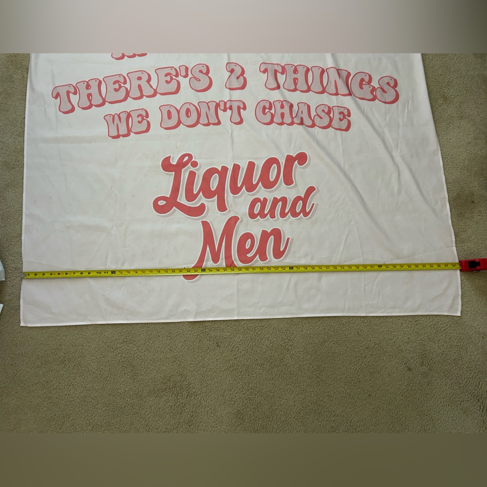 Pink Lettered Tapestry - Picture 3 of 7